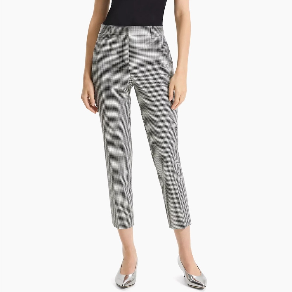 Like new theory - Treeca Mid-Rise Wool-Blend Crop Pants